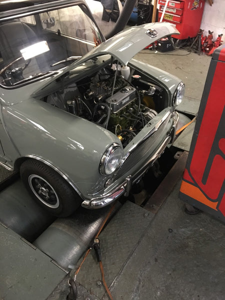 Mk1 supercharged mini on my Rolling Road dyno